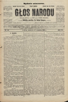 Głos Narodu : dziennik założony w r. 1893 przez Józefa Rogosza (wydanie wieczorne). 1908, nr 441