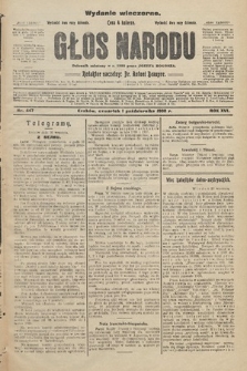 Głos Narodu : dziennik założony w r. 1893 przez Józefa Rogosza (wydanie wieczorne). 1908, nr 447