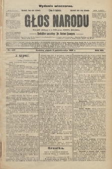 Głos Narodu : dziennik założony w r. 1893 przez Józefa Rogosza (wydanie wieczorne). 1908, nr 449