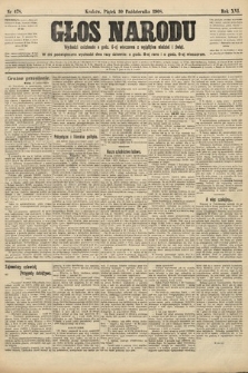 Głos Narodu. 1908, nr 478