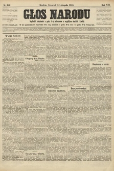Głos Narodu. 1908, nr 484