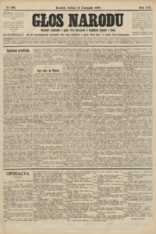 Głos Narodu. 1908, nr 493