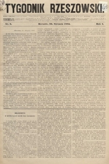 Tygodnik Rzeszowski. R. 1 [2], 1885, nr 8