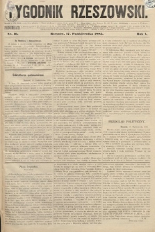 Tygodnik Rzeszowski. R. 1 [2], 1885, nr 16