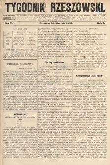 Tygodnik Rzeszowski. R. 1 [2], 1886, nr 31