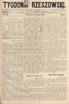 Tygodnik Rzeszowski. R. 1 [2], 1886, nr 32