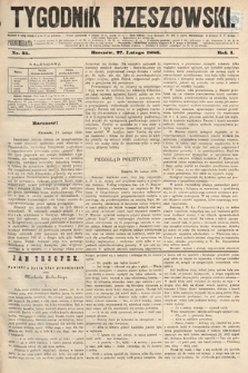 Tygodnik Rzeszowski. R. 1 [2], 1886, nr 35