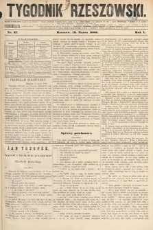 Tygodnik Rzeszowski. R. 1 [2], 1886, nr 37