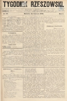 Tygodnik Rzeszowski. R. 1 [2], 1886, nr 50