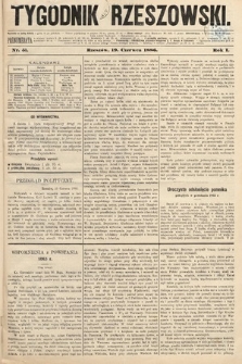 Tygodnik Rzeszowski. R. 1 [2], 1886, nr 51