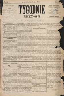 Tygodnik Rzeszowski. R. 1 [2], 1886, nr 53