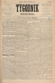 Tygodnik Rzeszowski. R. 1 [2], 1886, nr 63