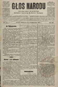 Głos Narodu : dziennik polityczny, założony w r. 1893 przez Józefa Rogosza (wydanie poranne). 1905, nr 229 [i.e. 270]