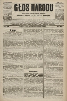 Głos Narodu : dziennik polityczny, założony w r. 1893 przez Józefa Rogosza (wydanie wieczorne). 1905, nr 276