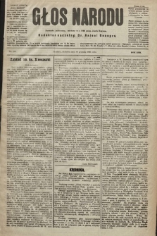 Głos Narodu : dziennik polityczny, założony w r. 1893 przez Józefa Rogosza (wydanie poranne). 1905, nr 416
