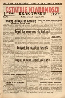 Ostatnie Wiadomości Krakowskie. 1936, nr 9