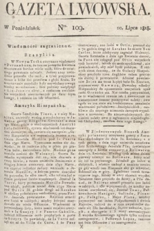 Gazeta Lwowska. 1818, nr 109