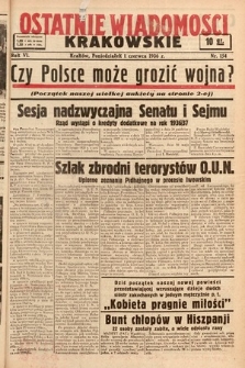 Ostatnie Wiadomości Krakowskie. 1936, nr 154