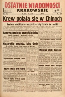 Ostatnie Wiadomości Krakowskie. 1936, nr 167