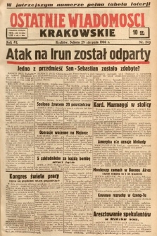 Ostatnie Wiadomości Krakowskie. 1936, nr 243