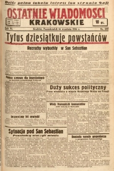 Ostatnie Wiadomości Krakowskie. 1936, nr 259