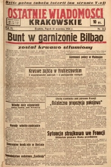 Ostatnie Wiadomości Krakowskie. 1936, nr 263