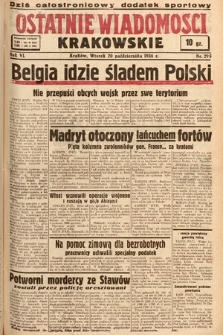 Ostatnie Wiadomości Krakowskie. 1936, nr 295