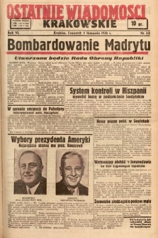 Ostatnie Wiadomości Krakowskie. 1936, nr 311