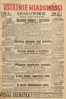 Ostatnie Wiadomości Krakowskie. 1934, nr 4