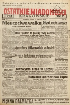 Ostatnie Wiadomości Krakowskie. 1934, nr 17