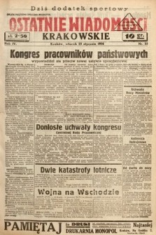 Ostatnie Wiadomości Krakowskie. 1934, nr 23
