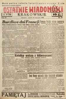 Ostatnie Wiadomości Krakowskie. 1934, nr 26