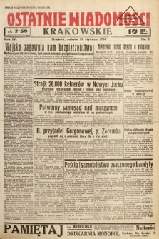 Ostatnie Wiadomości Krakowskie. 1934, nr 27