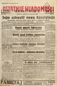 Ostatnie Wiadomości Krakowskie. 1934, nr 28