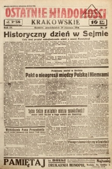 Ostatnie Wiadomości Krakowskie. 1934, nr 29