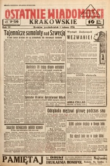 Ostatnie Wiadomości Krakowskie. 1934, nr 36
