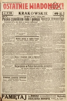 Ostatnie Wiadomości Krakowskie. 1934, nr 38