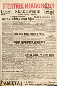 Ostatnie Wiadomości Krakowskie. 1934, nr 39