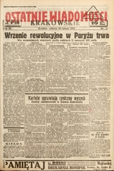 Ostatnie Wiadomości Krakowskie. 1934, nr 41