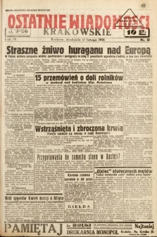 Ostatnie Wiadomości Krakowskie. 1934, nr 42
