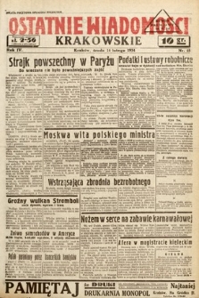 Ostatnie Wiadomości Krakowskie. 1934, nr 45