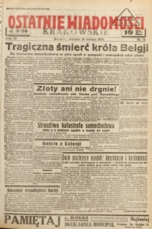 Ostatnie Wiadomości Krakowskie. 1934, nr 51