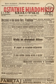 Ostatnie Wiadomości Krakowskie. 1934, nr 80