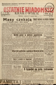 Ostatnie Wiadomości Krakowskie. 1934, nr 83