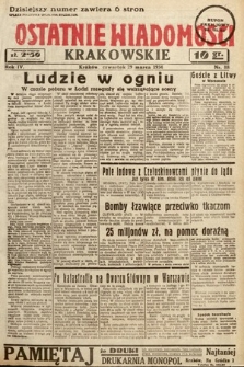 Ostatnie Wiadomości Krakowskie. 1934, nr 88