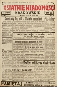 Ostatnie Wiadomości Krakowskie. 1934, nr 89