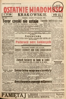 Ostatnie Wiadomości Krakowskie. 1934, nr 98