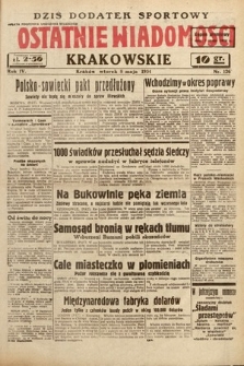Ostatnie Wiadomości Krakowskie. 1934, nr 126
