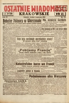Ostatnie Wiadomości Krakowskie. 1934, nr 155
