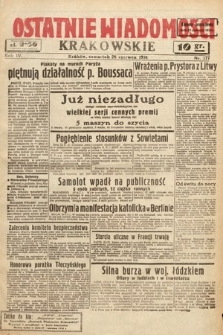 Ostatnie Wiadomości Krakowskie. 1934, nr 177